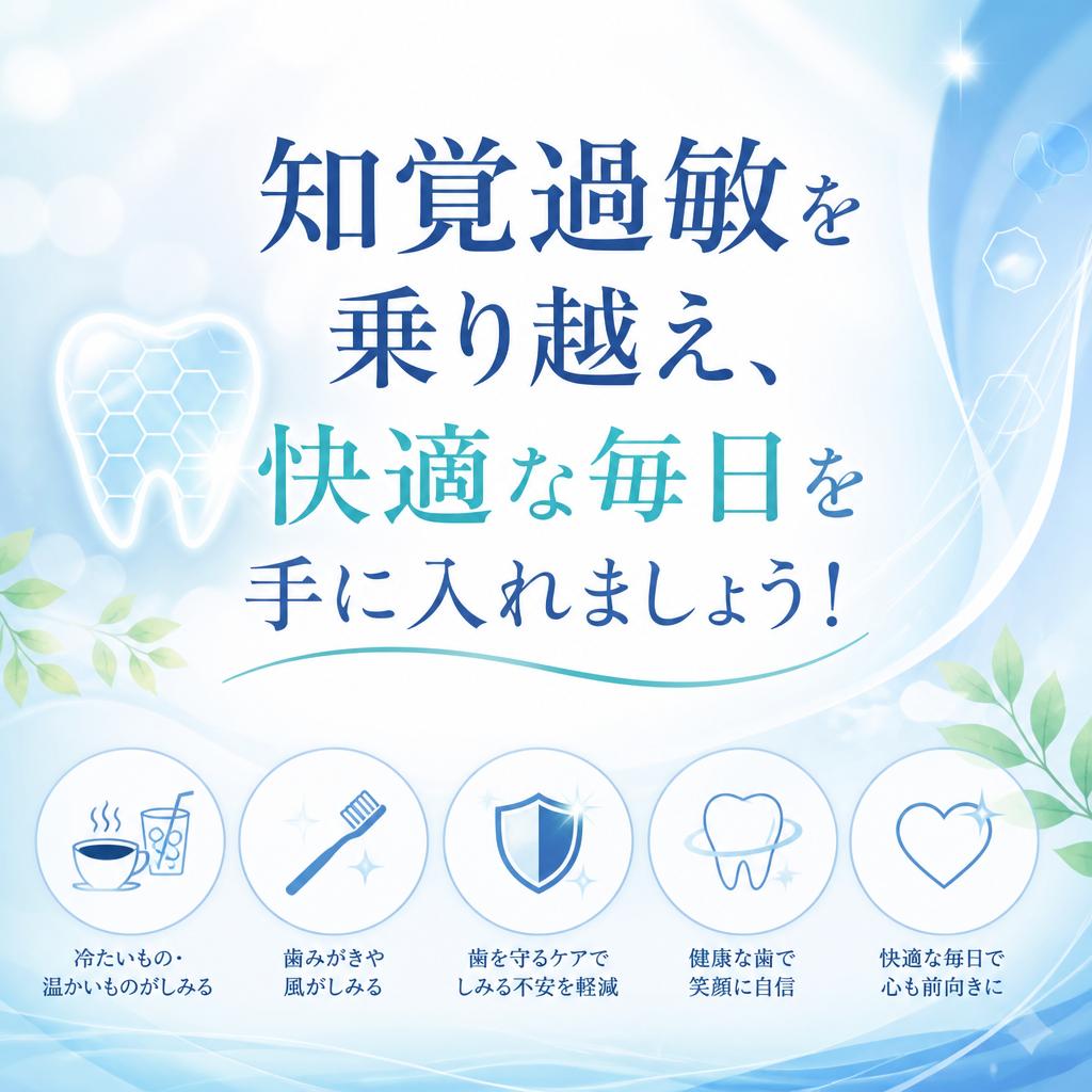 知覚過敏を乗り越え、快適な毎日を手に入れましょう！