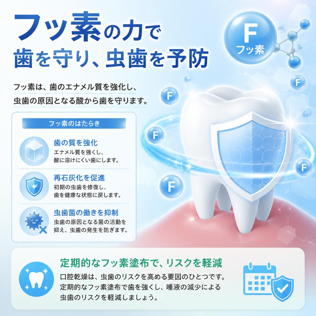 フッ素塗布の効果