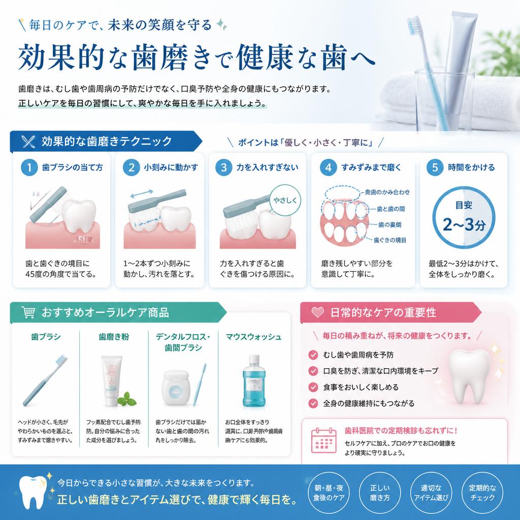 正しい歯磨きの技術