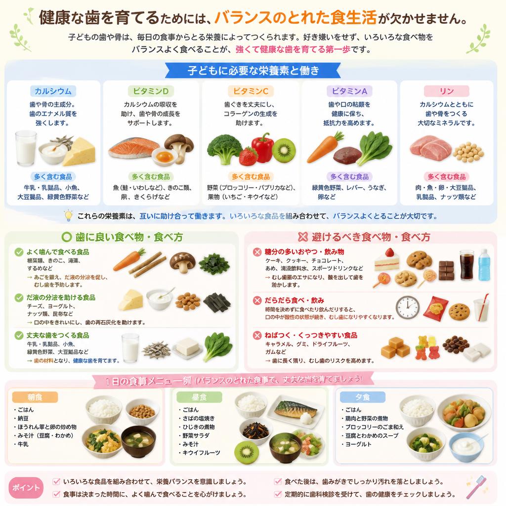口腔内健康を保つための食生活