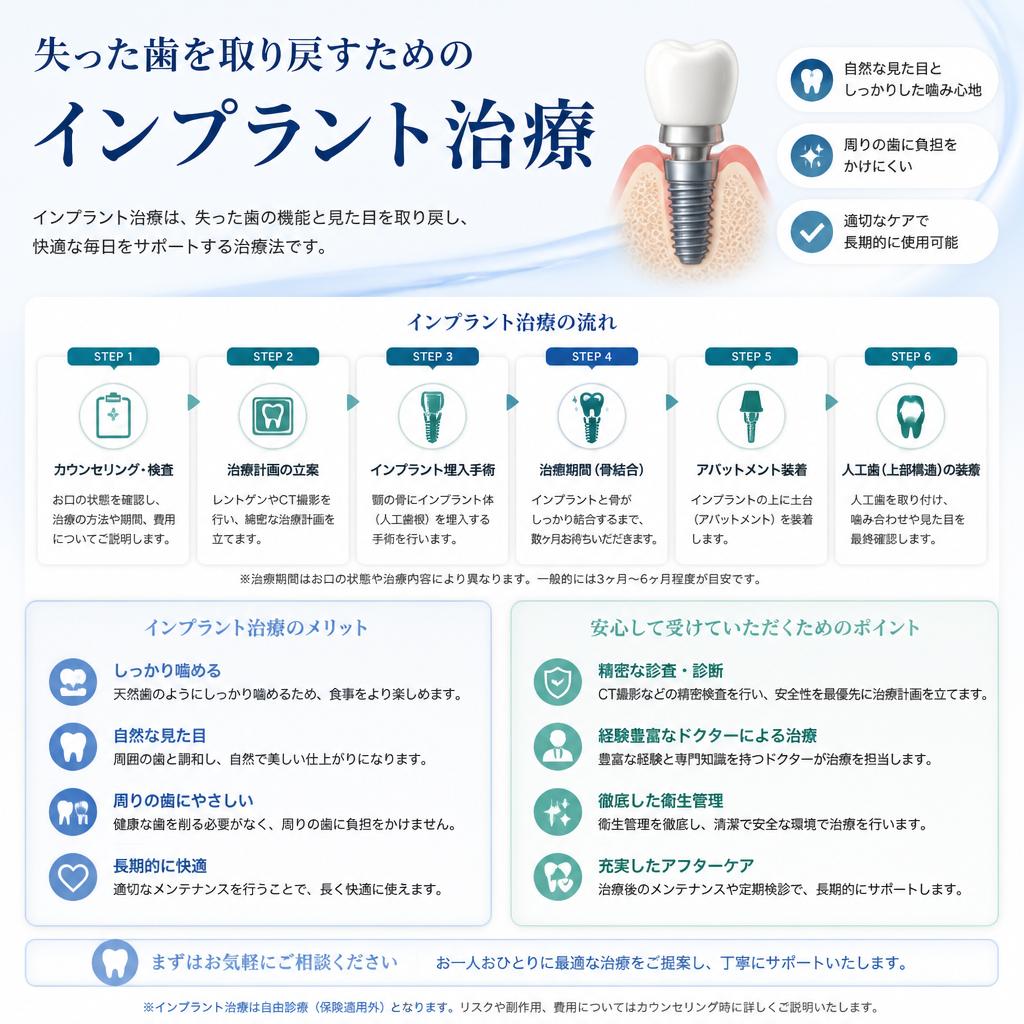 インプラント治療のご案内