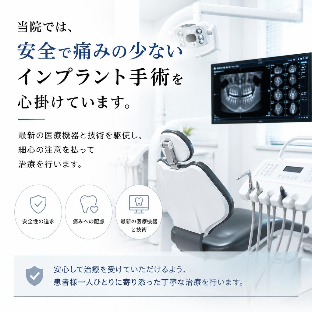 安心・安全なインプラント技術