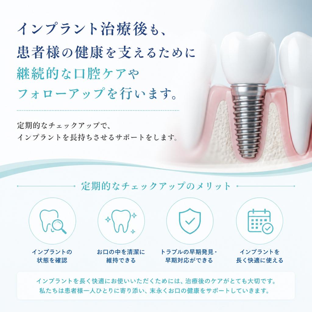 継続的な口腔ケアの提供