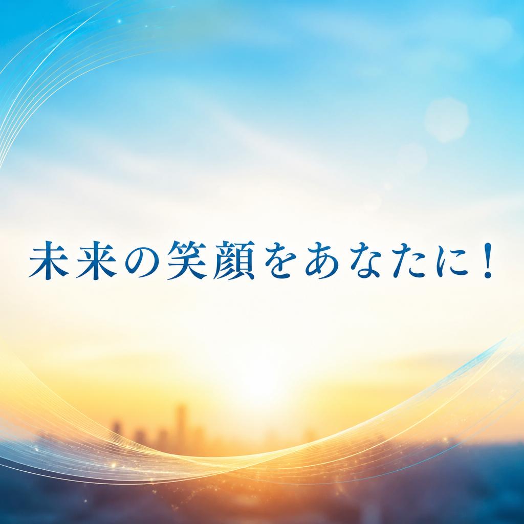未来の笑顔をあなたに！