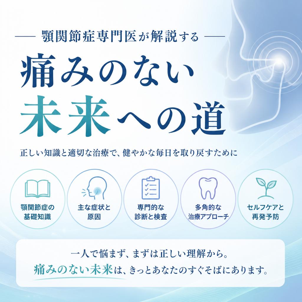 顎関節症専門医が解説する、痛みのない未来への道
