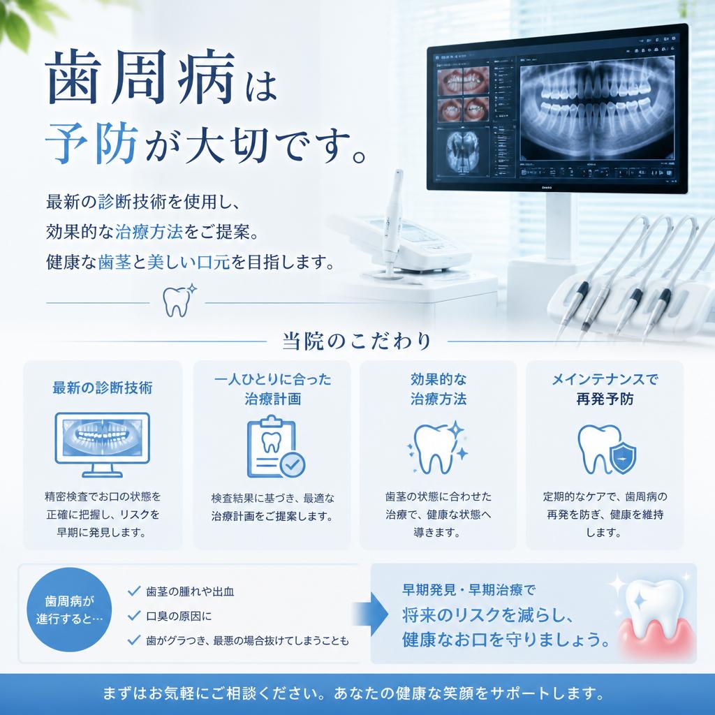 歯周病治療で口腔内の健康を守る