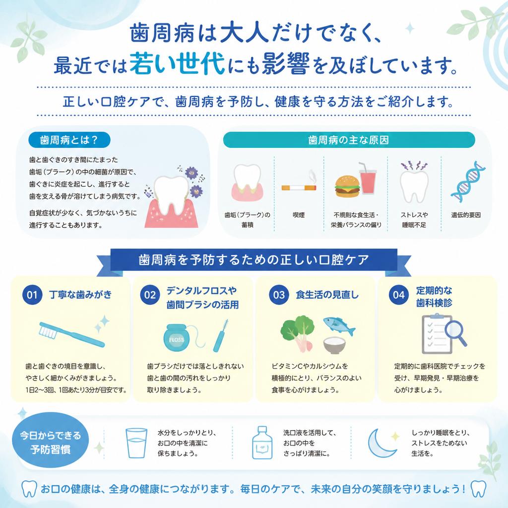 歯周病予防の大切さ