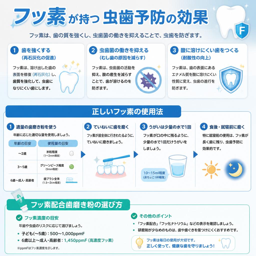 フッ素の効果と活用術